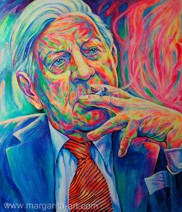 Margarita Kriebitzsch - Helmut Schmidt Pop Art Porträt