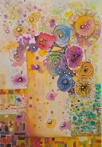 Margit Scheller - Blumen in der Vase