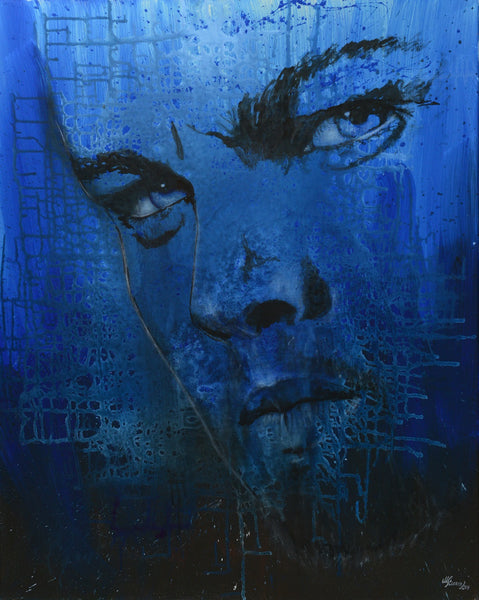 Michaela Petra Sturm - Leonardo DiCaprio Poster Kunstdruck - Michaela Petra Sturm, Salzburg, Österreich Wandbild