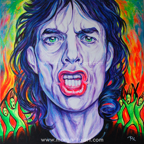 Margarita Kriebitzsch - Mick Jagger - Rock Legend