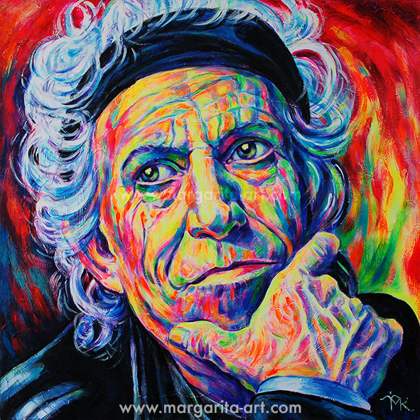 Margarita Kriebitzsch - Keith Richards - Rock Legend