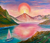 Tamara Michel - Bergen Magie Poster Kunstdruck - Tamara Michel, Wien, Österreich Wandbild