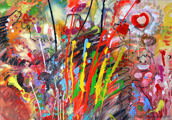 Sabine Leismann - Ekstase - Im Rausch der Sinne Poster Kunstdruck - Sabine Leismann, Saarbrücken, Deutschland Wandbild
