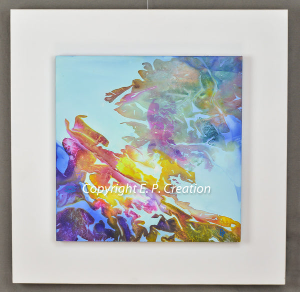 Elke Peter - Blaues Wunder Poster Kunstdruck - Elke Peter, Maintal, Deutschland Wandbild