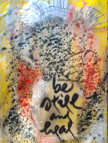 Anna M. Aigner - Be still and heal Poster Kunstdruck - Anna M. Aigner, Bad Reichenhall, Deutschland Wandbild