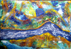 Anna M. Aigner - Blue river Poster Kunstdruck - Anna M. Aigner, Bad Reichenhall, Deutschland Wandbild