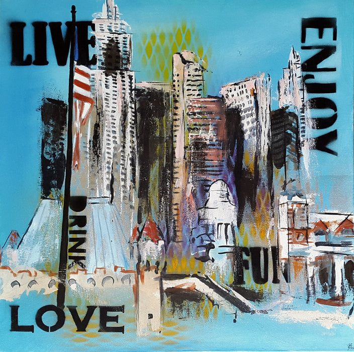 Bettina Steiner - New York New York Blue