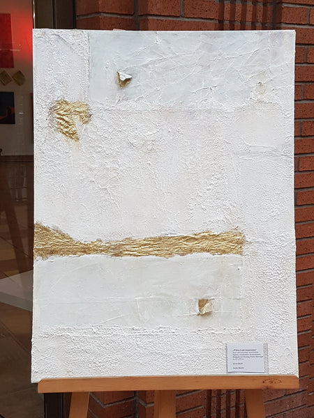 Lucia Meurer - White-Gold Inspiration Poster Kunstdruck - Lucia Meurer, Bonn, Deutschland Wandbild