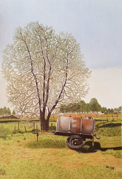 Elke Haefs - Niederrhein Impression Poster Kunstdruck - Elke Haefs, Geldern, Deutschland Wandbild
