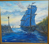 Josef Dörler-Löwenstein - Alte Hafeneinfahrt Poster Kunstdruck - Josef Dörler-Löwenstein, keine Angabe, Deutschland Wandbild