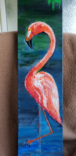 Gerd Leyerer - Der Flamingo Poster Kunstdruck - Gerd Leyerer, Sprockhövel, Deutschland Wandbild