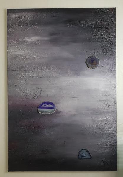 Sandra Kolodjezak - Gemälde mit Achat Poster Kunstdruck - Sandra Kolodjezak, Wolfsburg, Deutschland Wandbild