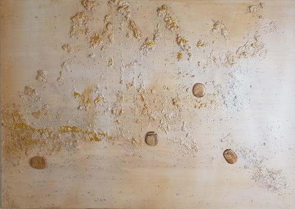 Sandra Kolodjezak - Gemälde mit gelben Jaspis Poster Kunstdruck - Sandra Kolodjezak, Wolfsburg, Deutschland Wandbild