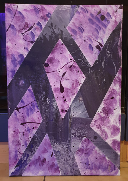 Jessica - Lavender field Poster Kunstdruck - Jessica, Kühlungsborn, Deutschland Wandbild