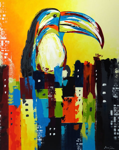 Marion Dahmen - Über den Dächern der Stadt Poster Kunstdruck - Marion Dahmen, Duisburg, Deutschland Wandbild