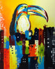 Marion Dahmen - Über den Dächern der Stadt Poster Kunstdruck - Marion Dahmen, Duisburg, Deutschland Wandbild