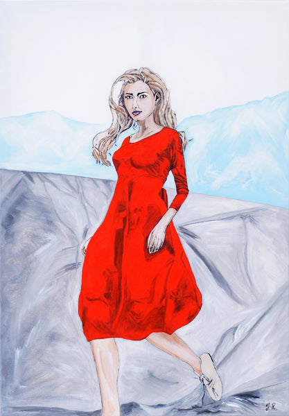 Irina Reitz - Red Dress Caucasus