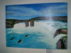 Daniel Tied - Goðafoss Wasserfall in Island Poster Kunstdruck - Daniel Tied, Lübeck, Deutschland Wandbild