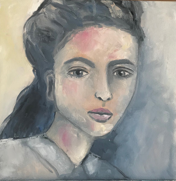 Marion Gaber - Portrait Frau in Blau