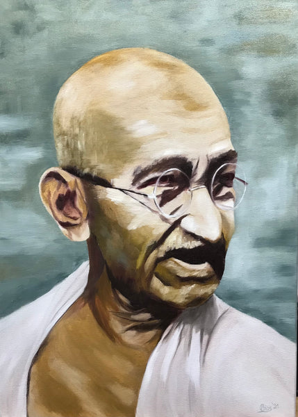 BiosKunst - Birthe Ostermann - Mahatma Gandhi
