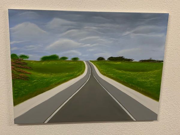 Giovanni De Santis - Landschaft nach Bob Ross Style
