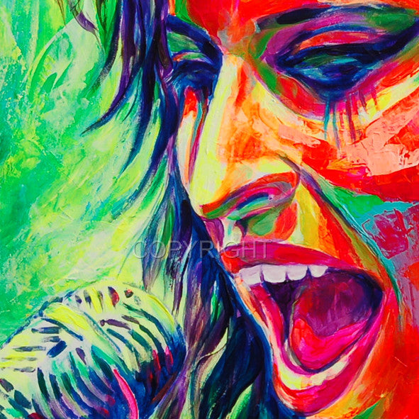 Margarita Kriebitzsch - Amy Winehouse - Soul Legende Poster Kunstdruck - Margarita Kriebitzsch, Hamburg, Deutschland Wandbild