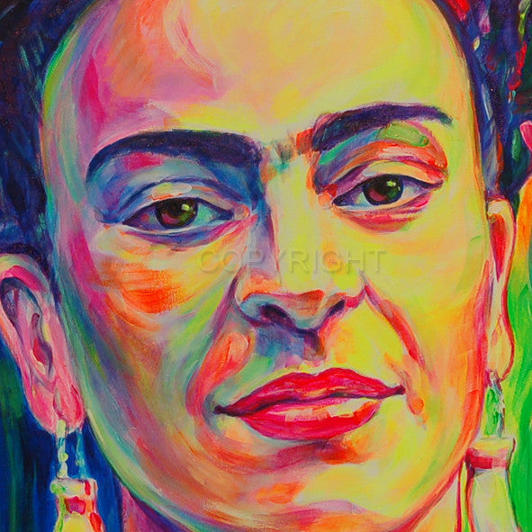 Margarita Kriebitzsch - Frida Kahlo Poster Kunstdruck - Margarita Kriebitzsch, Hamburg, Deutschland Wandbild