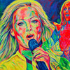 Margarita Kriebitzsch - Helene Fischer - Die schöne Helene Poster Kunstdruck - Margarita Kriebitzsch, Hamburg, Deutschland Wandbild