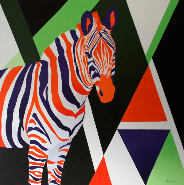 Marion Dahmen - Zebra Poster Kunstdruck - Marion Dahmen, Duisburg, Deutschland Wandbild