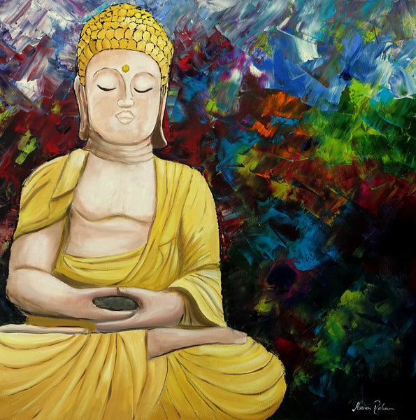 Marion Dahmen - Kleiner Buddha Poster Kunstdruck - Marion Dahmen, Duisburg, Deutschland Wandbild