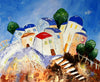 Marion Dahmen - Santorini - Griechische Insel I Poster Kunstdruck - Marion Dahmen, Duisburg, Deutschland Wandbild