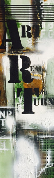 J.D. Art - rust - olive Poster Kunstdruck - J.D. Art, keine Angabe, Schweiz Wandbild