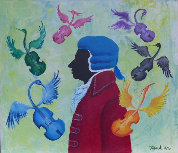 Werner Funk - Amadeus Violinen Poster Kunstdruck - Werner Funk, Schwieberdingen, Deutschland Wandbild