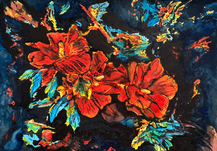 Michael Heins - Flowers in Red