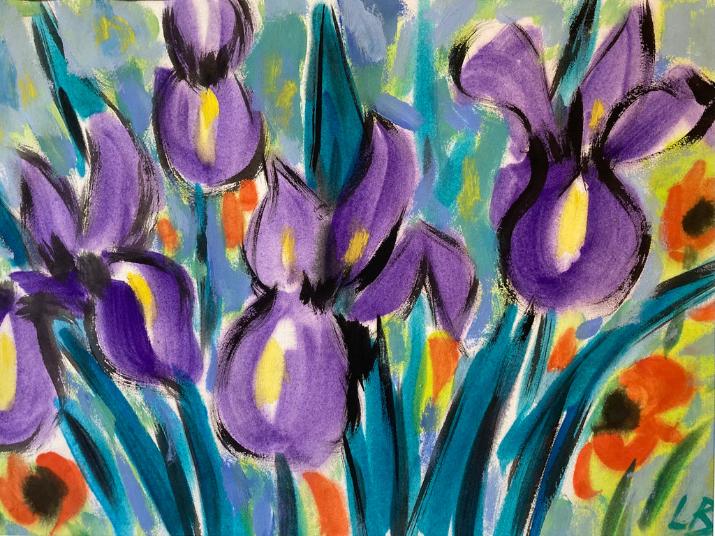 Ladislaus Billanitsch - Irisblüten