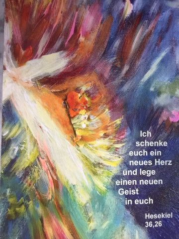 Kerstin Hebauf - Kunstpostkarte Jahreslosung