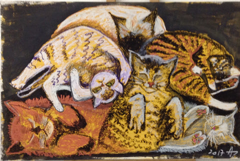 Brigitte Halewitsch - Berg der schlafenden Katzen