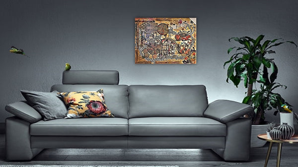 Steffen Bau - Meine Traumreise Poster Kunstdruck - Steffen Bau, Langen, Deutschland Wandbild