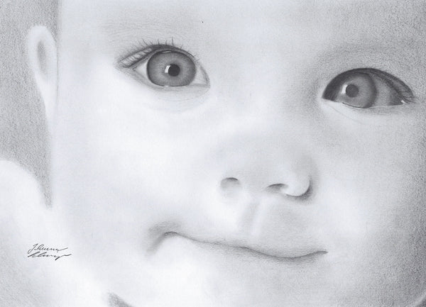 Johannes Schweiger - Baby - Nils Poster Kunstdruck - Johannes Schweiger, Achern, Deutschland Wandbild