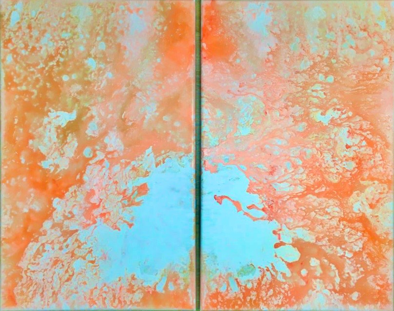 Stephanie Bartel - Twins - Orange Splash & Orange Squeeze