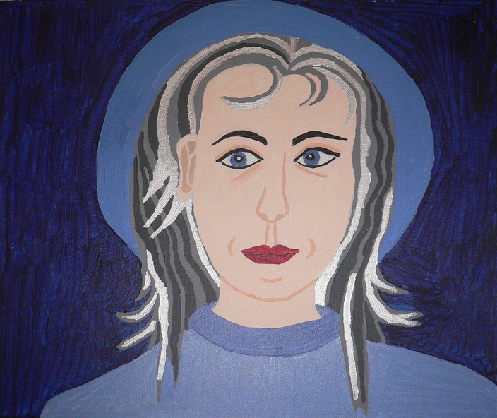 Dagmar Neumann-Seifert - Frau in Blau