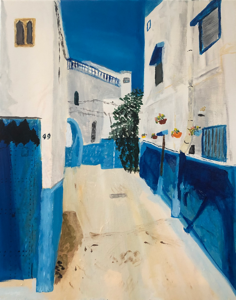 Ute Hansen-Souam - Rabat in Blau