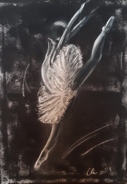 Carola Helwing - Ballerina im Sprung