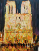 B. Fischer - Trip to paris- Notre Dame bei Nacht