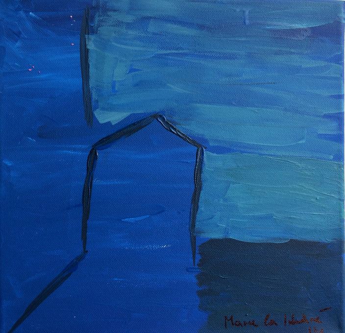 Marie la Kuehné - La maison bleu