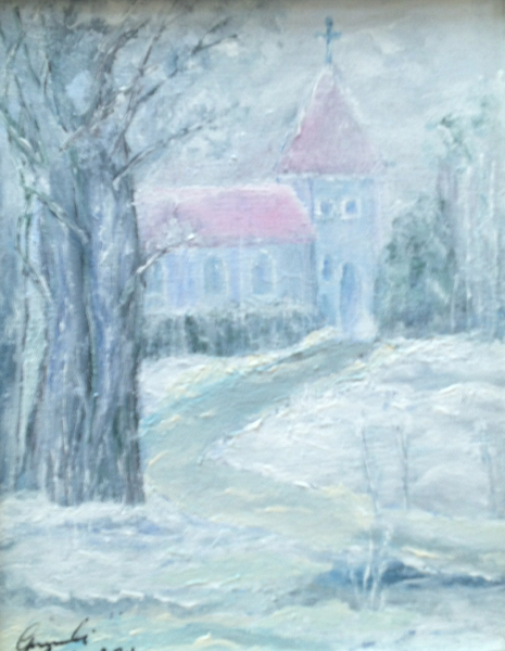 Maria Gniewczynski - Die Unschuld des ertsen Schnees Poster Kunstdruck - Maria Gniewczynski, Bad Mergentheim, Deutschland Wandbild