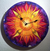 Claudia Seemann-Rizzi - Sonnen- Mandala / Uhr Poster Kunstdruck - Claudia Seemann-Rizzi, Mönchaltdorf, Schweiz Wandbild