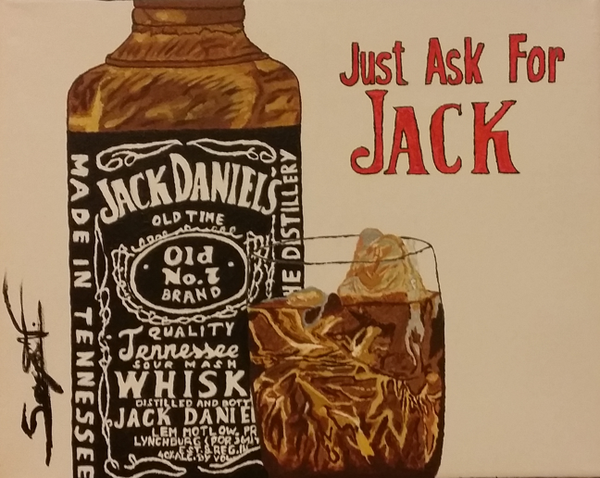 Sanja - Jack Daniels Poster Kunstdruck - Sanja, Wien, Österreich Wandbild