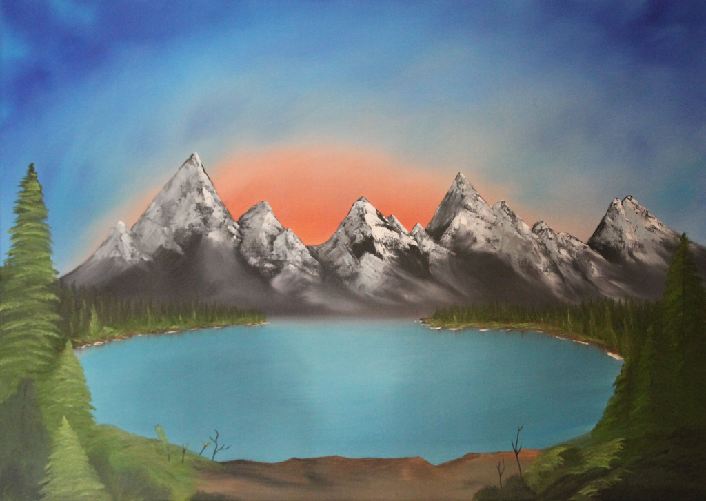 Jennifer Kaemmer - Berge am See