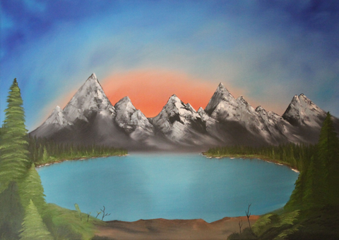Jennifer Kaemmer - Berge am See